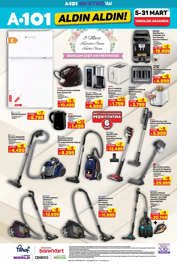 A101 5-31 Mart 2026 Aktüel Ürünler Kataloğu: A101 Ekstra Aldın Aldın Fırsatlarıyla Evinizi Yenileyin!