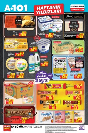 A101 31 Ocak 2026 market aktüel afişi