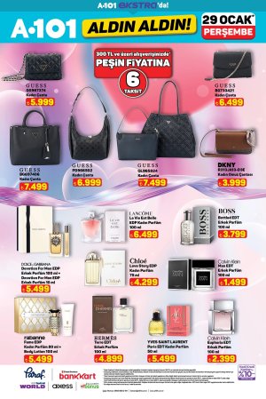 A101 30 Ocak 2026 market aktüel afişi