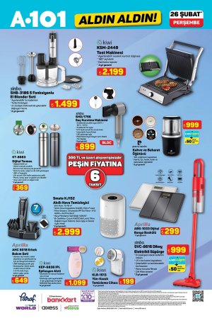 A101 26 Şubat 2026 6. Afiş