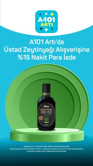 A101 13 Şubat 2026 market aktüel afişi