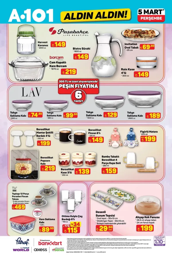 A101 5 Mart Aldın Aldın Kataloğu: Mutfak Gereçlerinde Dev İndirimler ve Şık Tasarımlar!
