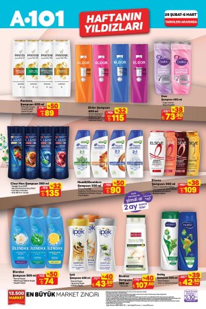 A101 28 Şubat - 6 Mart Aktüel Ürünler Kataloğu: Şampuanlarda Dev İndirim ve Haftanın Yıldızları!