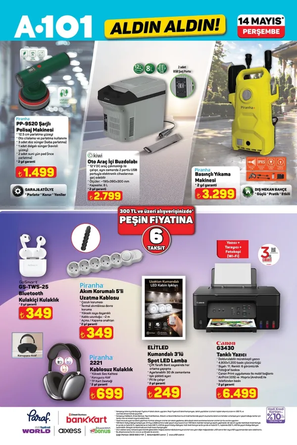 A101 14 Mayıs 2026 Kataloğu