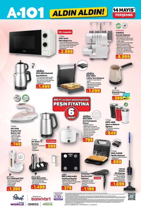 A101 14 Mayıs 2026 Kataloğu