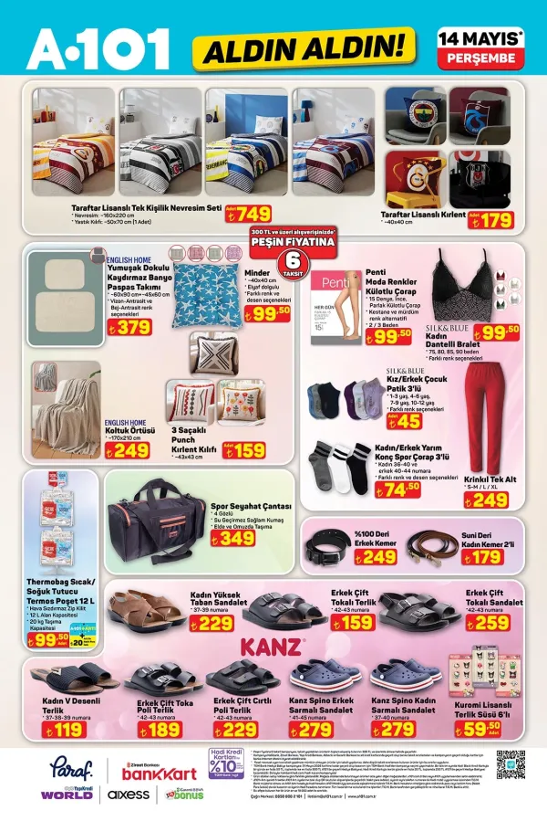 A101 14 Mayıs 2026 Kataloğu