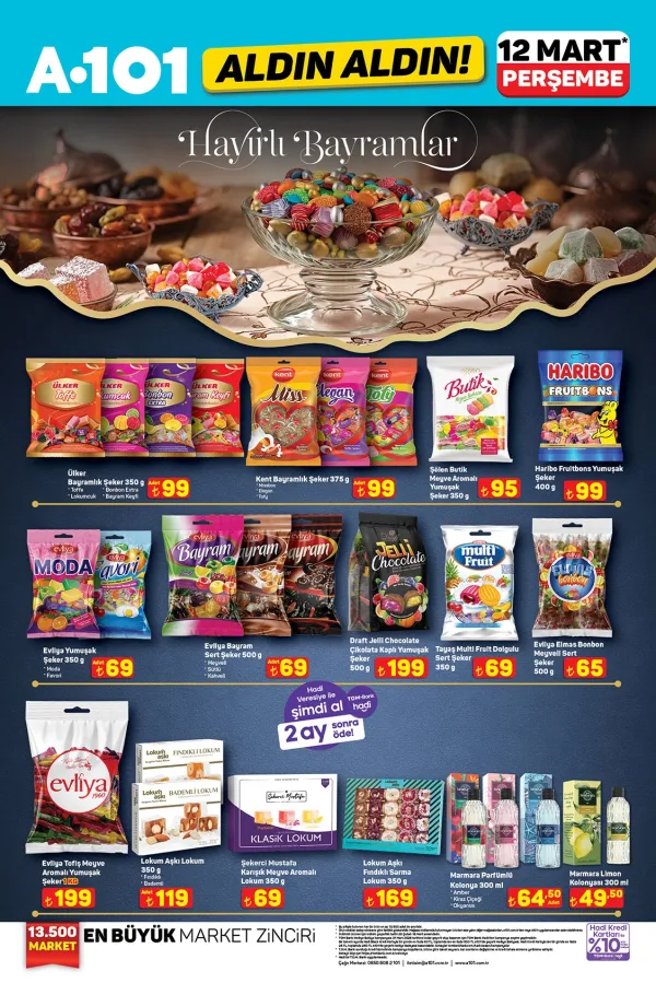 Afiş 2: Bayram Hazırlığı Başlıyor! En Uygun Şeker ve Lokum Çeşitleri