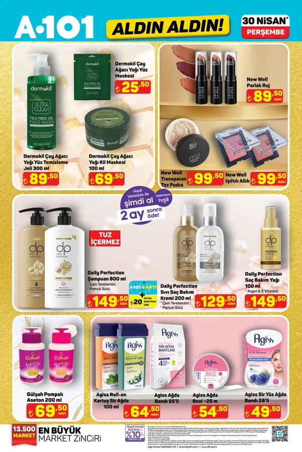  2. Kampanya : Dermokil Çay Ağacı Serisi ve Daily Perfection Ürünlerinde Yeni Fırsatlar