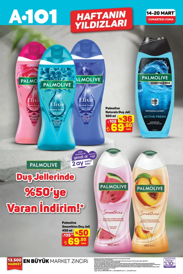 Afiş 6: Palmolive Elixir ve Smoothies Serisinde Büyük İndirim