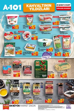 A101 28 Şubat - 6 Mart Haftalık İndirimler: Kahvaltının Yıldızları ile Mutfağınızda Şölen Başlıyor!