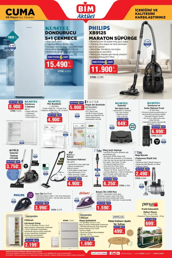 BİM Market 8 Mayıs 2026 Kataloğu