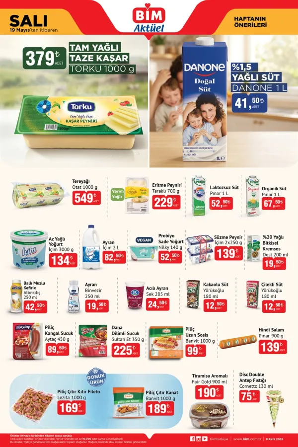 BİM Market 19 Mayıs 2026 Kataloğu
