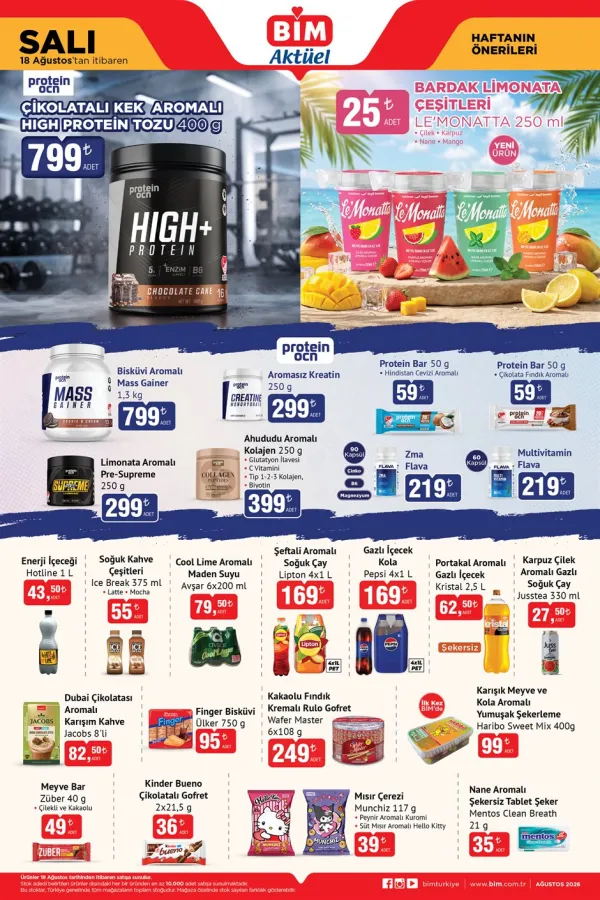 BİM Market 18 Ağustos 2026 Kataloğu