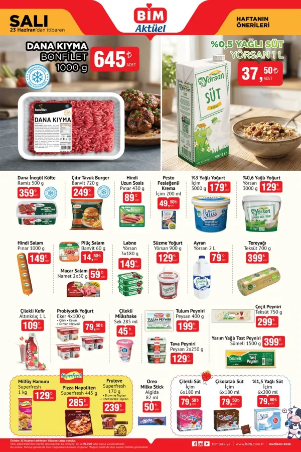 BİM Market 23 Haziran 2026 Kataloğu