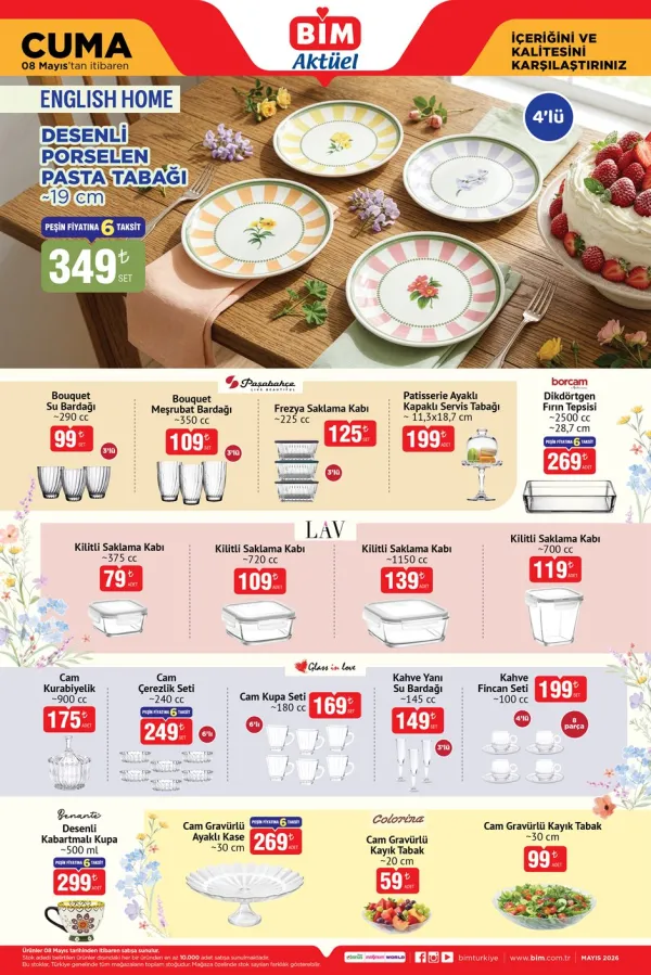 BİM Market 8 Mayıs 2026 Kataloğu