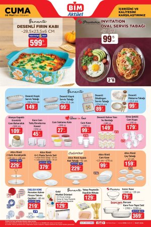 Bim 6 Mart 2026 Kataloğu