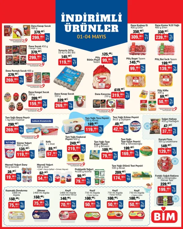 BİM Market 1 Mayıs 2026 Kataloğu