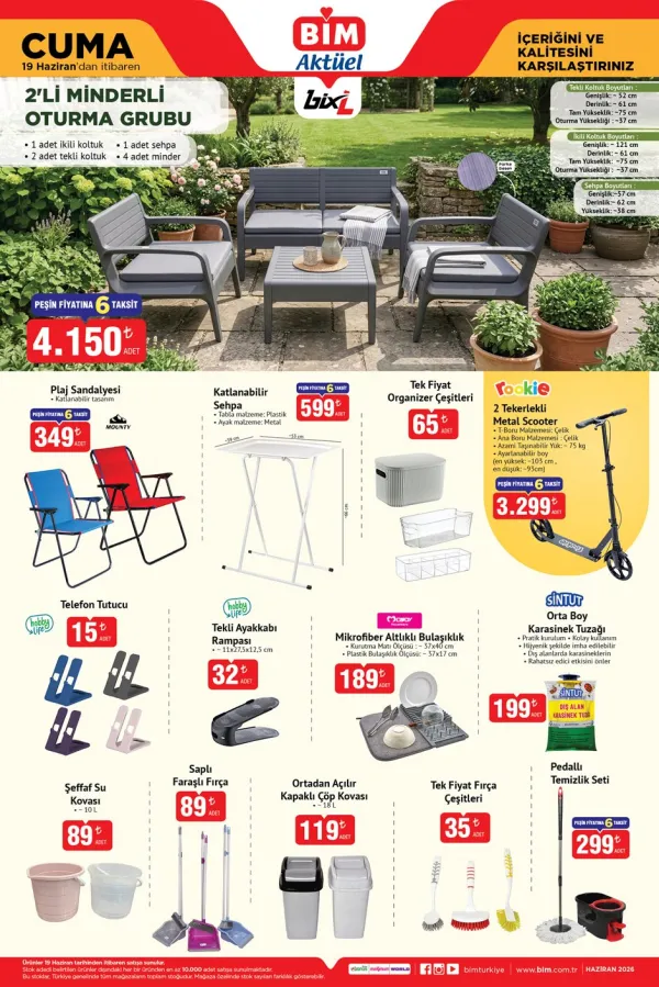 BİM Market 19 Haziran 2026 Kataloğu