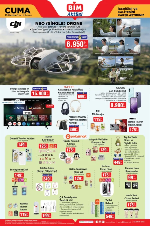 BİM Market 19 Haziran 2026 Kataloğu