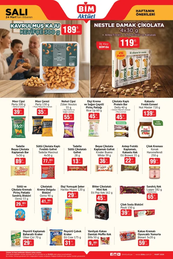 Afiş 2: Nestle Damak Baklavalı ve Keyifçe Kaju Raflarda