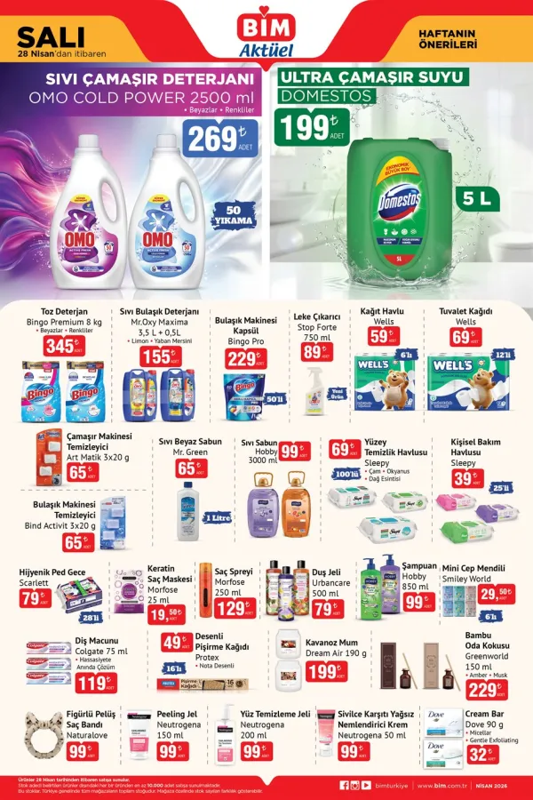 BİM Market 28 Nisan 2026 Kataloğu