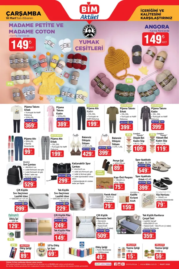 BİM Market 18 Mart 2026 Kataloğu