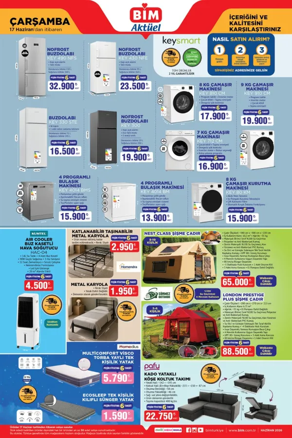 BİM Market 17 Haziran 2026 Kataloğu