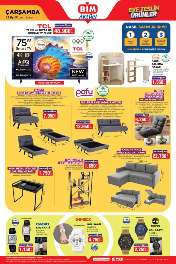 BİM Market 23 Eylül 2026 Kataloğu