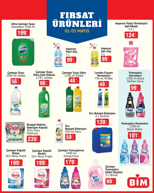 BİM Market 1 Mayıs 2026 Kataloğu