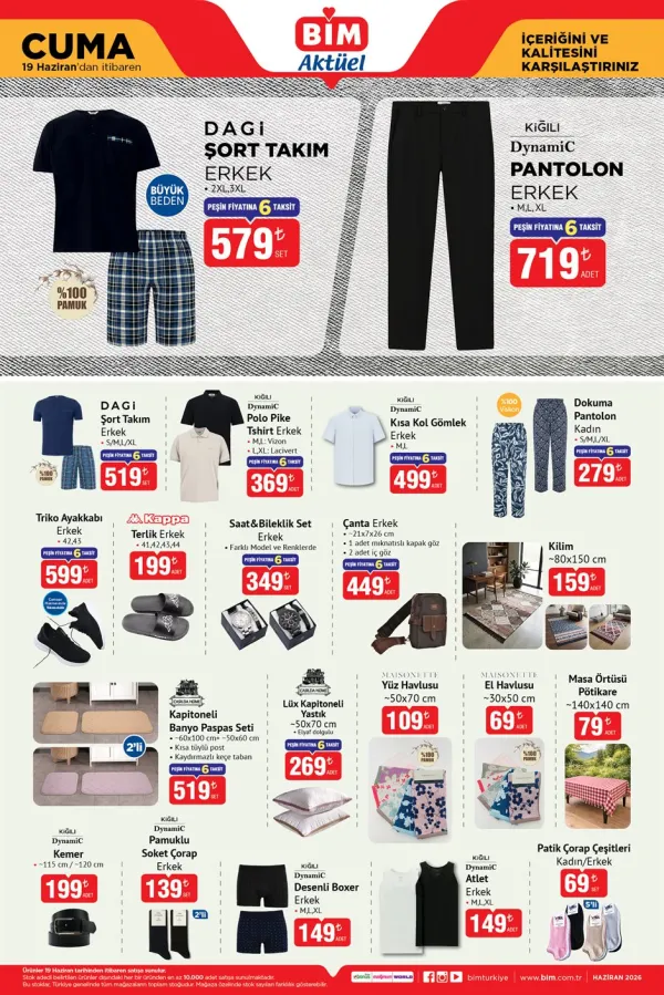 BİM Market 19 Haziran 2026 Kataloğu