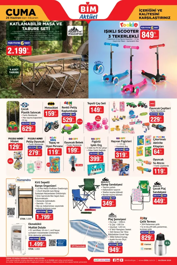 BİM Market 26 Haziran 2026 Kataloğu