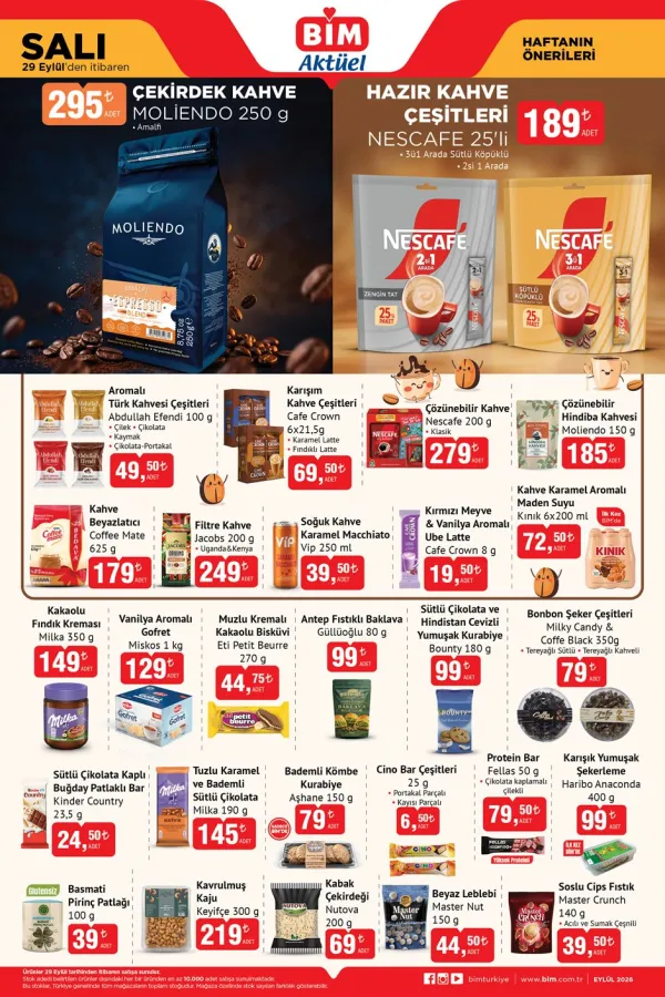 BİM Market 29 Eylül 2026 Kataloğu