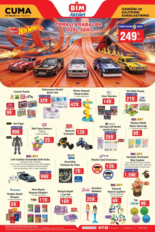 BİM Market 1 Mayıs 2026 Kataloğu
