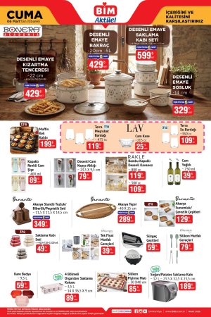 BİM 6 Mart 2026 Aktüel Kataloğu: Bonera Emaye ve Akasya Mutfak Ürünlerinde Dev İndirim!