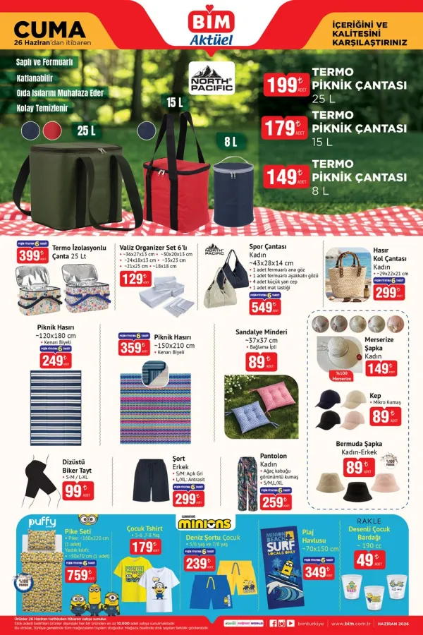 BİM Market 26 Haziran 2026 Kataloğu