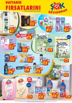 Afiş 5: 48’li Familia Tuvalet Kağıdı ve Gillette Blue3 Setinde İndirim