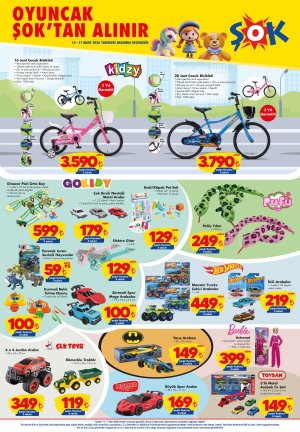 Afiş 2: Kidzy Çocuk Bisikleti ve Barbie Astronot Raflarda!