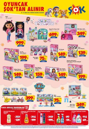  2. Kampanya : Gabby’s Dollhouse Hayal Evi ve Paw Patrol Oyuncakları Geliyor