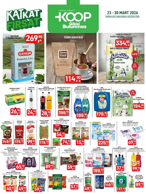  2. Kampanya : Familia 48’li Tuvalet Kağıdı ve Omo Sıvı Deterjanda Büyük Fiyat Değişimi